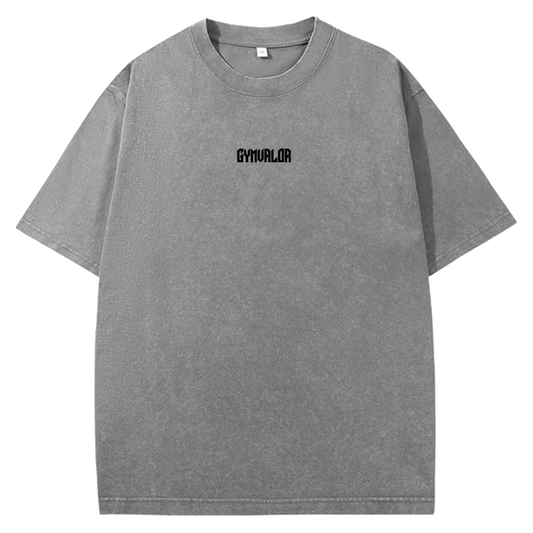 Acid-Washed "Father, Forgive Them" Gray Tee